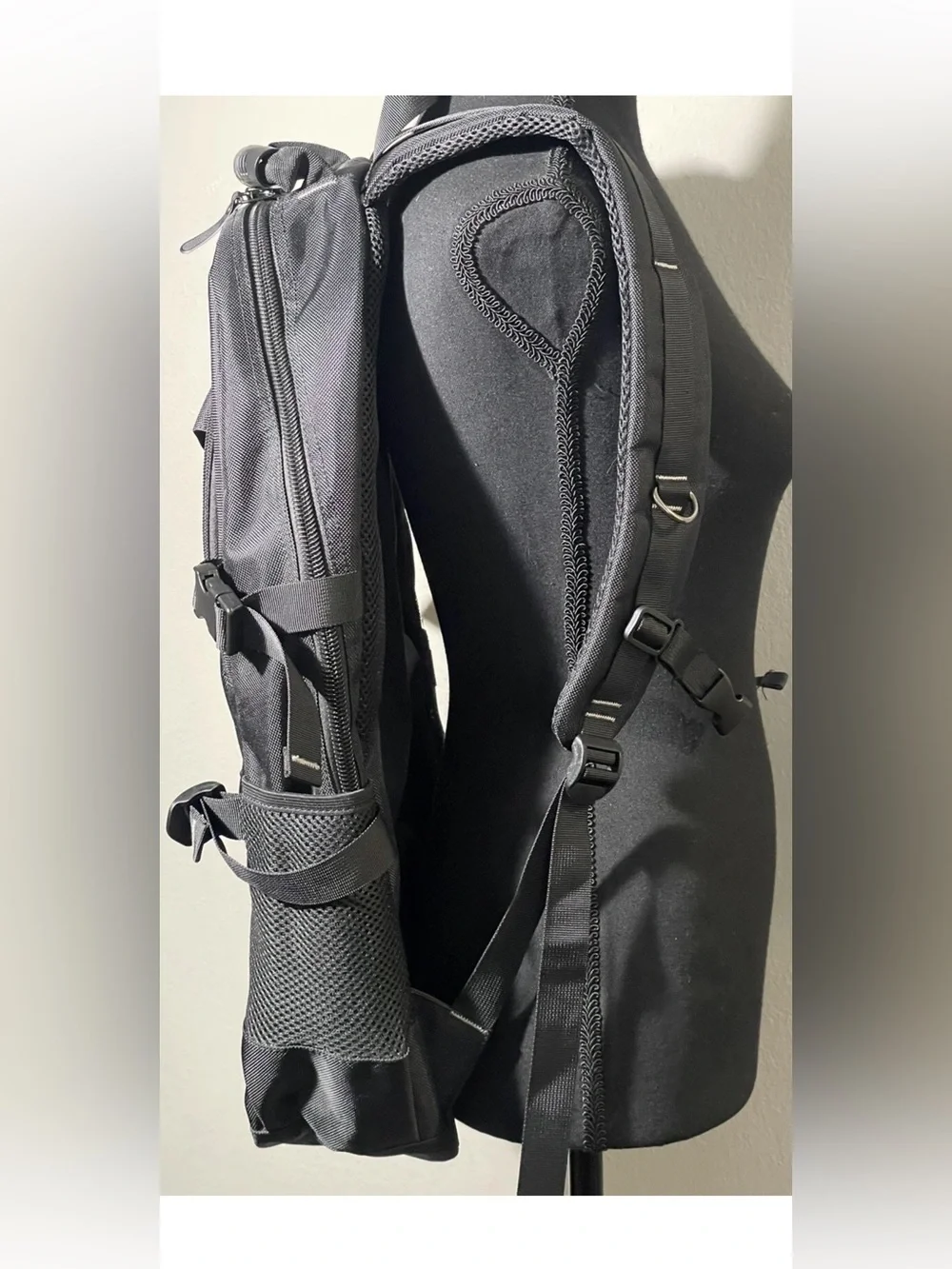 Tactical Military Hiking Backpack Bug Out Bag Black Padded Laptop Multi Use
